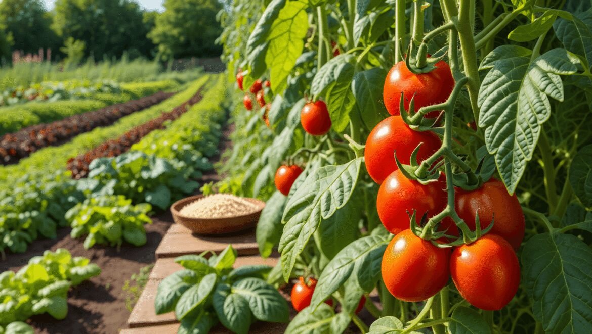 Ce geste simple améliore la croissance des tomates sans engrais chimique et booste la qualité des fruits