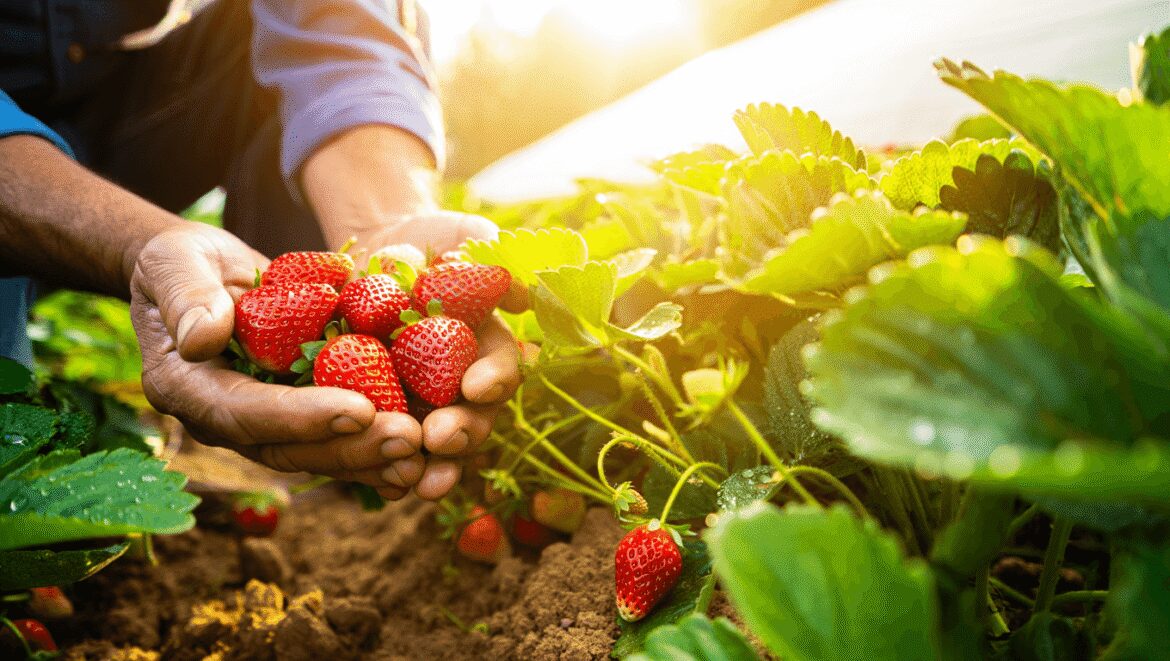 Le secret des jardiniers pour des fraisiers vigoureux et une récolte qui déborde du panier dès le mois de mai