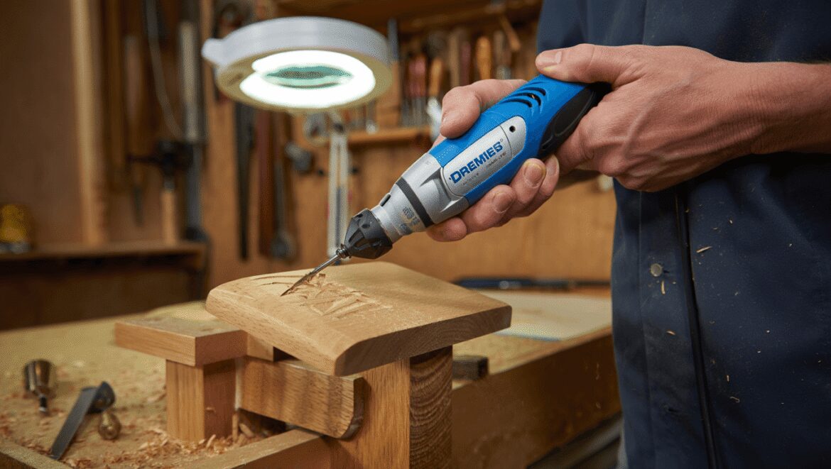 Comment sculpter le bois avec un outil Dremel