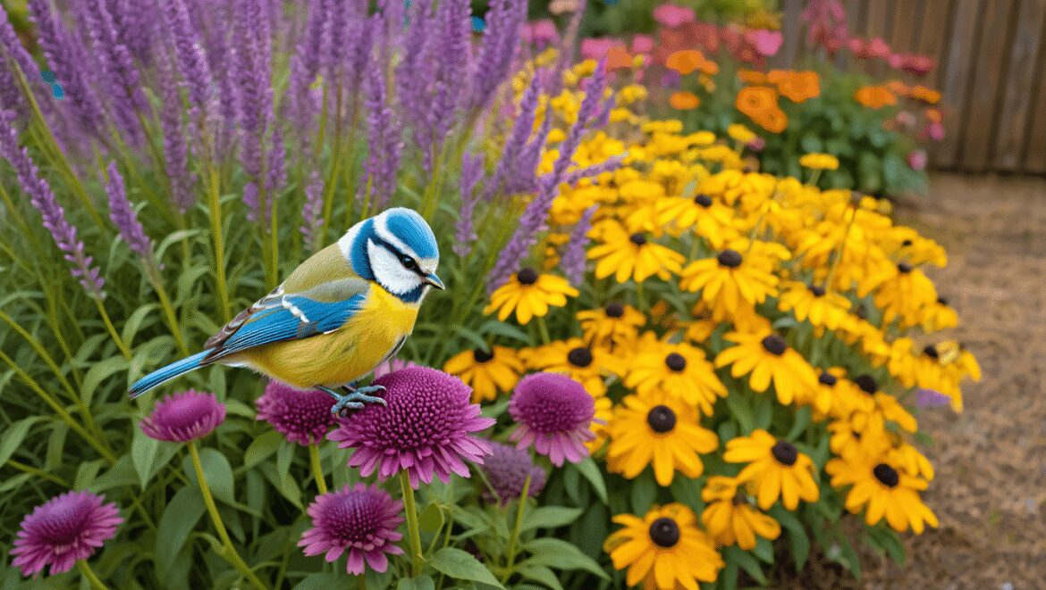 Ces variétés de fleurs pour attirer les oiseaux résistent parfaitement aux sécheresses et nourrissent vos mésanges