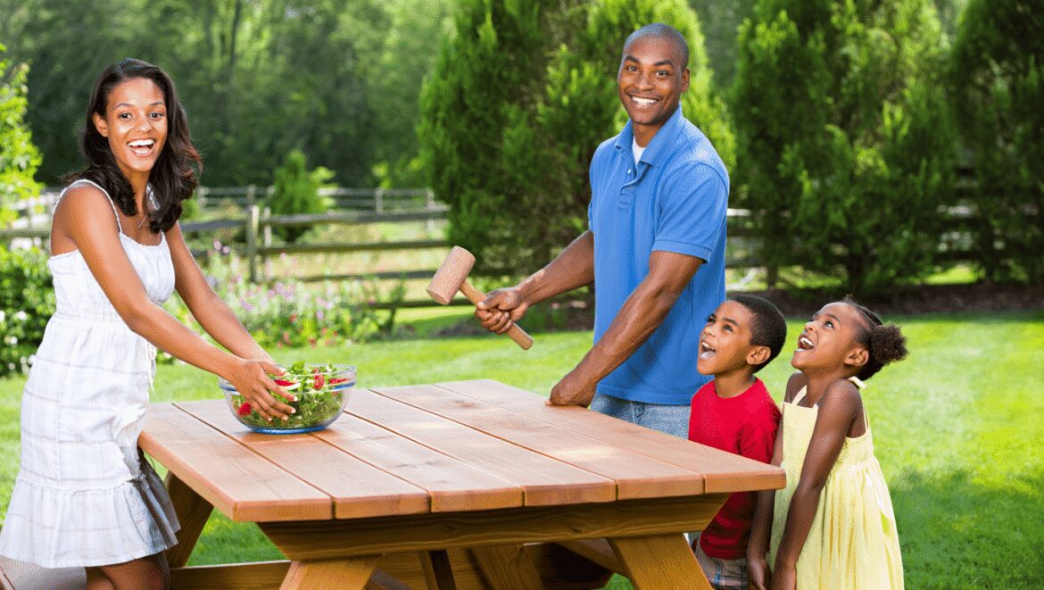 Construire une table de pique-nique pour le jardin