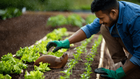 Invasion de limaces : comment protéger vos jeunes plants de salades et de tomates naturellement