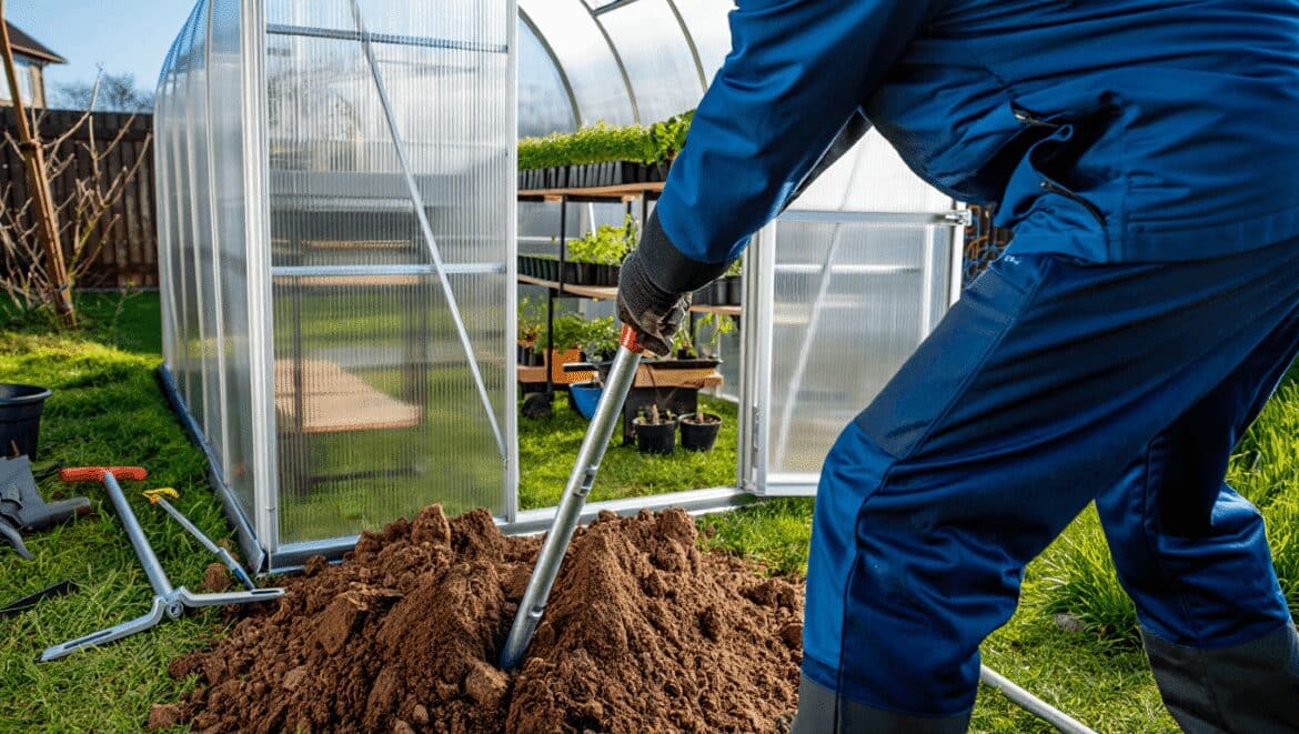 Comment fixer une serre de jardin ?