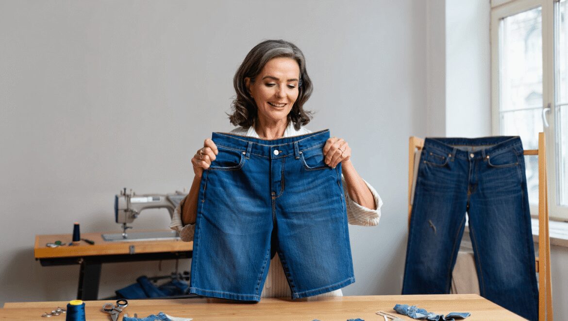 Ne jetez plus vos vieux jeans : voici comment créer le bermuda
parfait qui sublime les femmes après 50 ans