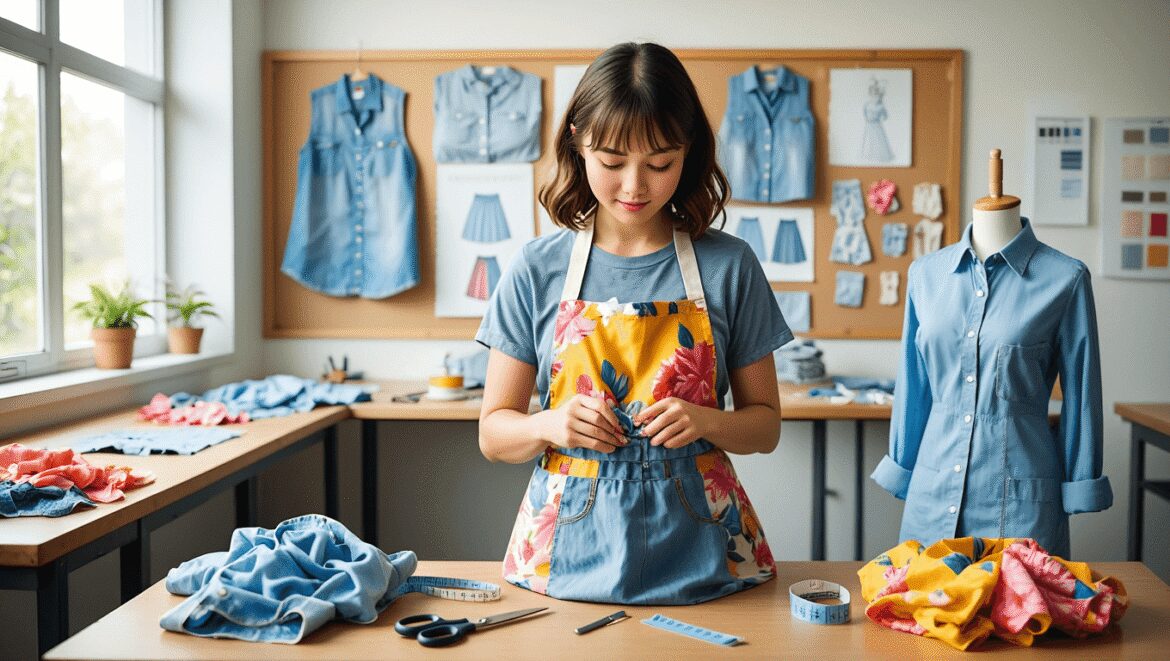Récup' vieilles chemises : l'astuce couture pour les transformer en
jupe réversible très actuelle