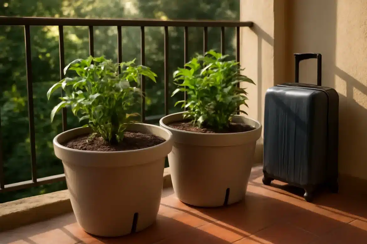 Comment partir en vacances sans souci grâce aux pots auto-arrosants XXL ?