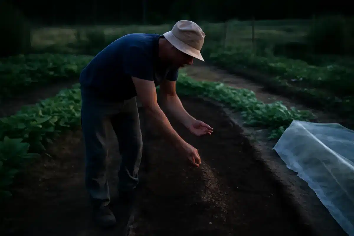 Que semer maintenant pour combler les vides avant l'automne ? — Les planches libérées peuvent encore produire si vous semez en succession. Il vaut mieux semer le soir sur un sol préalablement humidifié, puis recouvrir légèrement et appliquer un voile de