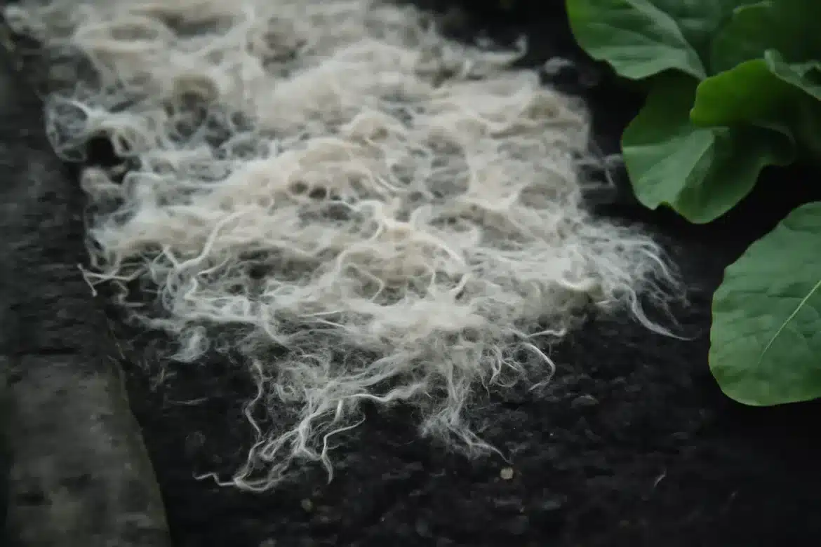 Quelle matière naturelle aide les plantes à retenir l'humidité pendant les fortes chaleurs ?