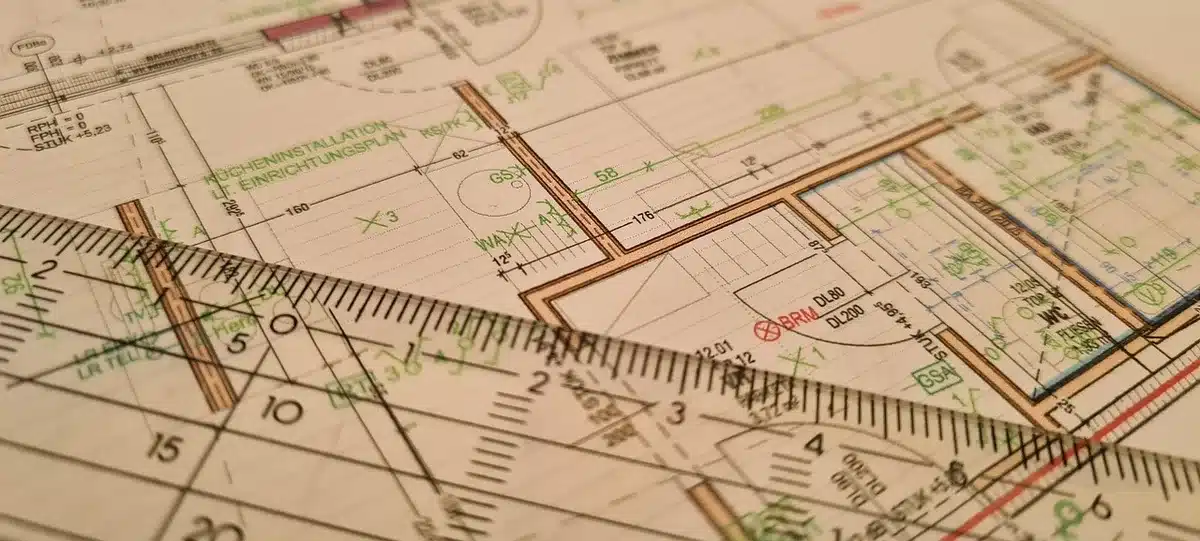 Exemple de plan 2D schématique d'un appartement montrant pièces et dimensions approximatives